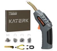 Katerk Soldador de Plástico 2 en 1 Kit,Soldador Laser Portatil con 400pcs Grapas,Varillas, Herramientas de Suavización,Pistola Soldar Plastico para Réparer les Pare-Chocs de Voiture et d'Autres Pièces