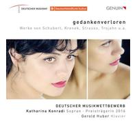 Katharina Konra Gedankenverloren: Werke Von Schubert, Kre (CD) (Importación USA)