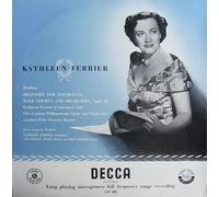 Kathleen Ferrier - Brahms: Rhapsodie für Contralto, Männerchor und Orchester, op. 53 & Vier Lieder (1833-1897) [Vinyl LP] [Schallplatte]