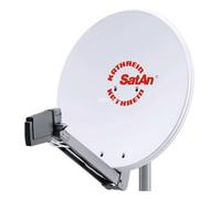Kathrein CAS 80WS Sat Alu Espejo Antena Claro & UAS 685 QUAD LNB