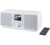 KATHREIN Dab+ Link S12 - Radio Dab+/Internet (Estéreo, 2 × 15 W, Bluetooth Audio Streaming y función de transmisión, Servicios de Streaming como Deezer, Tidal, etc., grabación USB) - Blanco