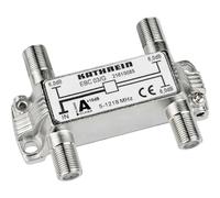 Kathrein EBC 03/G 21610085 - Distribuidor de televisión por Cable (3 vías, 5-1218 MHz, Color Plateado)