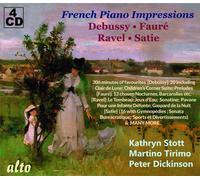 Kathryn Stott, Mart French Piano Impressions deluxe) Debu (CD) (Importación USA)