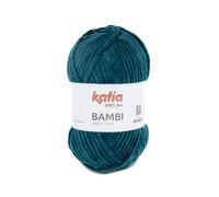 Katia Bambi de Lanas Ovillo de Color Aguamarina Cod.338
