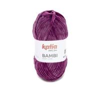 Katia Bambi de Lanas Ovillo de Color Morado Cod.337