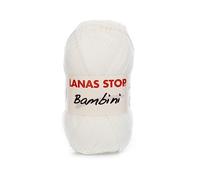 Katia Bambini Lanas Stop - Ovillo de lana (50 g/200 m), color blanco