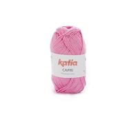 Katia Capri 82100 - Ovillo de lana (50 g), color rosa