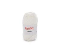 Katia Capri 82145 Bianco Sussurro - Ovillo de lana (50 g)