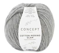 Katia Cotton Merino Glam de Lanas Ovillo de Color Plata Cod.307