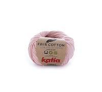 Katia Fair Cotton Fb. 13 - Salmon, hilo de algodón, algodón orgánico, algodón orgánico para punto y ganchillo