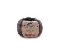 Katia Fair Cotton Fb. 25 - Tabaco, hilo de algodón, algodón orgánico, algodón orgánico para punto y ganchillo