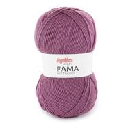 Katia FAMA de Lanas Ovillo de Color Ciruela Cod.880