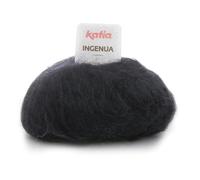 Katia Inge-Glas Nua Mohair hilo (50 g, color negro 2