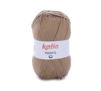 Katia Menfis - Color: Marrón (37) - 100 g/aprox 240 m Lana