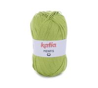 Katia Menfis - Ovillo de lana (33), color lima (100 g/aprox. 240 m)