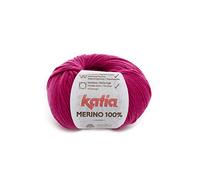 Katia Merino 100% 016 Magenta 50 g lana lana