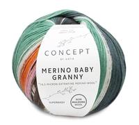 Katia Merino Baby Granny de Lanas Ovillo de Color Ocre Cod.502
