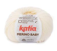 Katia Merino bebé 003 antiguos blanco 50 g de lana lana