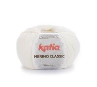 Katia Merino Classic - Color: Blanco (1) - 100 g/aprox. 240 m lana