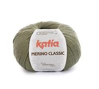Katia Merino Classic - Color: Kaki Claro (70) - 100 g/240 m aprox