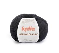 Katia Merino Classic - Color: Negro (2) - 100 g/aprox. 240 m Lana
