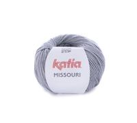 Katia Missouri Fb. 09 - Gris - Verano Lana, hilo de mezcla de algodón, algodón y poliacrílico para tejer &