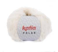 Katia Polar - Ovillo de lana para tejer y ganchillo, 100 g, color crudo