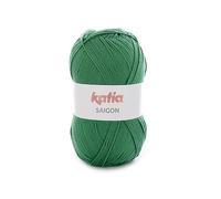 Katia Saigon - Color: Verde Loro (39) - 100 g/aprox. 300 m de lana.