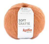 Katia Soft GRATTE de Lanas Ovillo de Color Salmon Cod.90