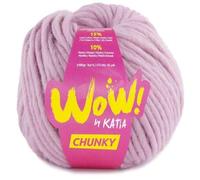 Katia Wow Chunky de Lanas Ovillo de Color Rosa Cod.57