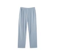 KATIAK Pantalones de Pijama para Mujer,Algodón Pantalones Largos para Mujer Ropa de Dormir A Rayas Lisas Ropa de Dormir Informal Ropa de Dormir Pantalones Suaves para Dormir Salón Elegante para Do