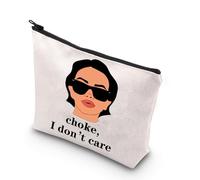 Katie Fans - Bolsa de maquillaje Vanderpump para reality shows, regalos Choke I Don't Care VPR Merch, Choke UK