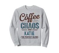 Katie Personalized Cute Coffee Girls Katie Name Sudadera
