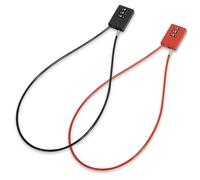 KATIMI 2 Piezas Candado de Combinación de 3 Dígitos con Cable de Acero Ajustable de 50 cm, Candado de Cable para Equipaje, Candado Antirrobo para Tienda de Campaña para Mochila, Maleta de Viaje