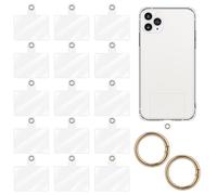 KATIMI Soporte para Teléfono Móvil 15PCS Almohadilla Cadena PVC 2 Anillos de Aleación