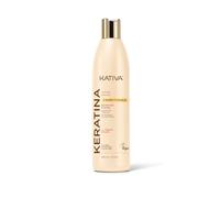 KATIVA Acondicionador de queratina con proteínas de cisteína, cuidado intensivo y reparación, cabello tratado químicamente, desenreda, nutre y fortalece, 355 ml