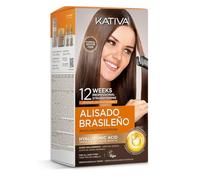 Kativa Alisado Brasileño 12 Semanas Alisado Profesional Queratina Vegetal