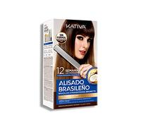 Set De Alisado Brasileño Para Cabello Oscuro - Kativa Alisado Brasileno Straighten Brunette