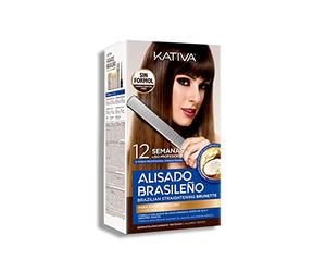 KATIVA Alisado Brasileno Cabello Oscuro Lote, 200 G, 6 Pz
