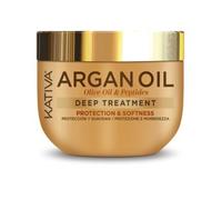 Kativa Argan Oil Olive Peptides Mascarilla 300 gr | Tratamiento Intensivo Reparador | Mascarilla Pelo | Tratamiento Hidratante Cabello | Protección, Suavidad y Brillo | Aceite de Argán Orgánico