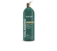 Kativa Colágeno Acondicionador Anti-Age Revitalizante 1L | Reestructura, Aporta Brillo y Suavidad | Cabello Débiles y Finos| Acondicionador Pelo | Proteínas de Colágeno