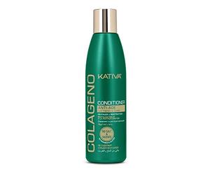 Kativa Colágeno Acondicionador Anti-Age Revitalizante 250 ml | Reestructura, Aporta Brillo y Suavidad | Cabello Débiles y Finos| Acondicionador Pelo | Proteínas de Colágeno