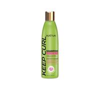 Kativa Keep Curl Champú Cabellos con Rizos Naturales o Con Permanente 250 ml | Cabello Rizado | Definición y Limpieza | Champú Sin Sulfatos ni Parabenos | Zumo de Kiwi y Naranja
