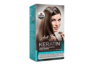 Kativa Keratin Anti-Frizz Brazilian Straightening Without Iron Repairs Ends 30 Days 3 Un