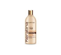 Kativa Keratina Bálsamo 500 ml | Reconstrucción, Suavidad y Brillo | Acondicionador Pelo | con Keratina Hidrolizada y Ceramidas | Cabellos Dañados