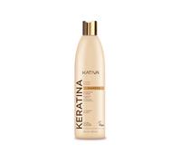 Kativa Keratina Champú Nutrición 550 ml | Reconstrucción, Suavidad y Brillo | Sin Sal, Sulfatos ni Parabenos | con Keratina Hidrolizada y Ceramidas | Cabellos Dañados