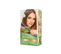 KATIVA Kit Alisado Brasileño Vegano - Tratamiento Alisado Profesional En Casa - Hasta 12 Semanas De Duración - Alisado Keratina Vegetal - Sin Formol, color Verde