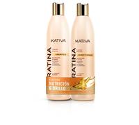 Kativa kit champú y acondicionador keratina 355 ml - suavidad y brill