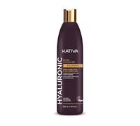 Kativa Luxury | Champú | Ácido Hialurónico | Keratina | Coenzima Q10 | Fortalece e hidrata profundamente | Fórmula Vegana | Empaque reciclado | Para uso diario | cont. 500 ml