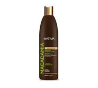 Kativa Macadamia Champú Nutritivo 500 ml | Hidratación, Suavidad y brillo | Cabello Seco y Deshidratado | Champú Sin Sulfatos ni Parabenos | Omega 3 y 6 y Vitamina D